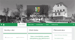 Desktop Screenshot of nemcovice.cz