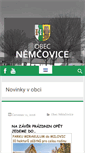 Mobile Screenshot of nemcovice.cz