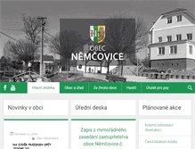 Tablet Screenshot of nemcovice.cz